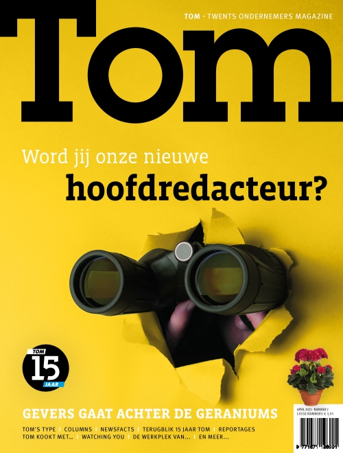 Hoofdredacteur TOM gezocht